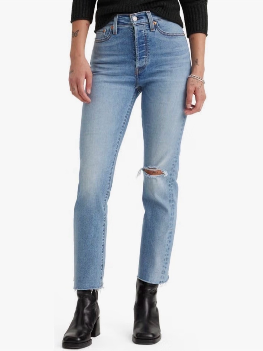 Levi's Womens Wedgie Straight Jeans
